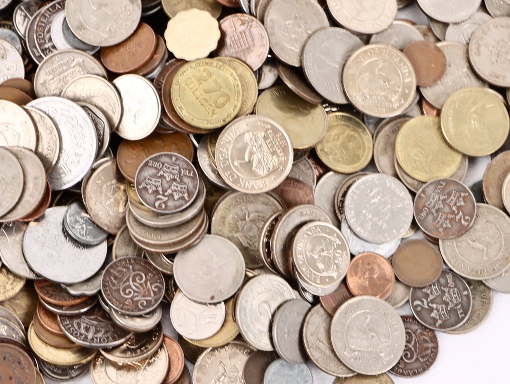 Wereld. Grote Partij Munten / Uitzoekpartij (Lot of 5 Kilo) (Zonder minimumprijs) #4.3