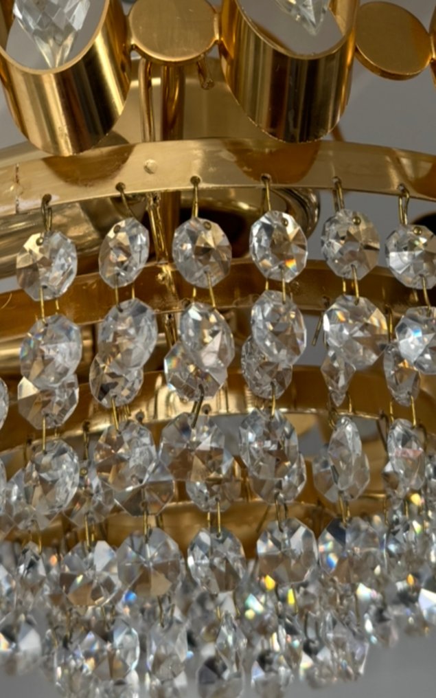 Csillár - Aranyozott, Kristály #4.3