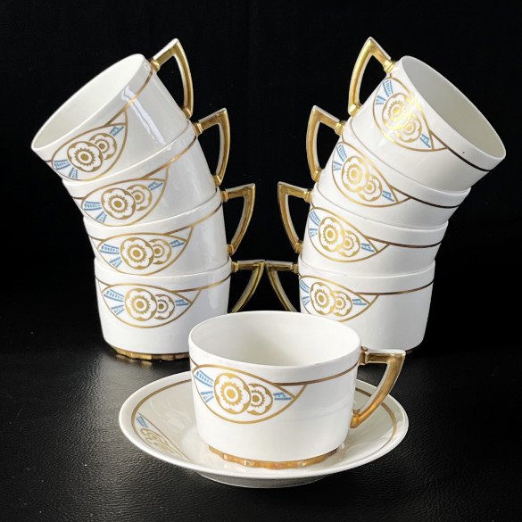 André FRANCOIS / LIMOGES - Kahviastiasto (27) - Posliini #3.2