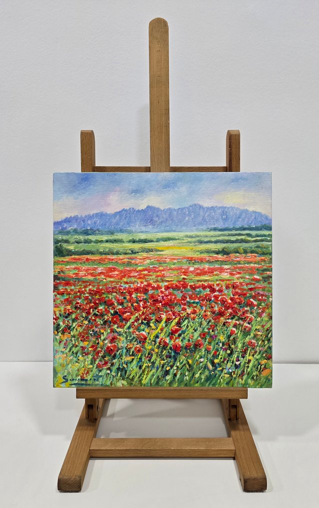 Josep Serramont (1958) - Mar de amapolas #2.1