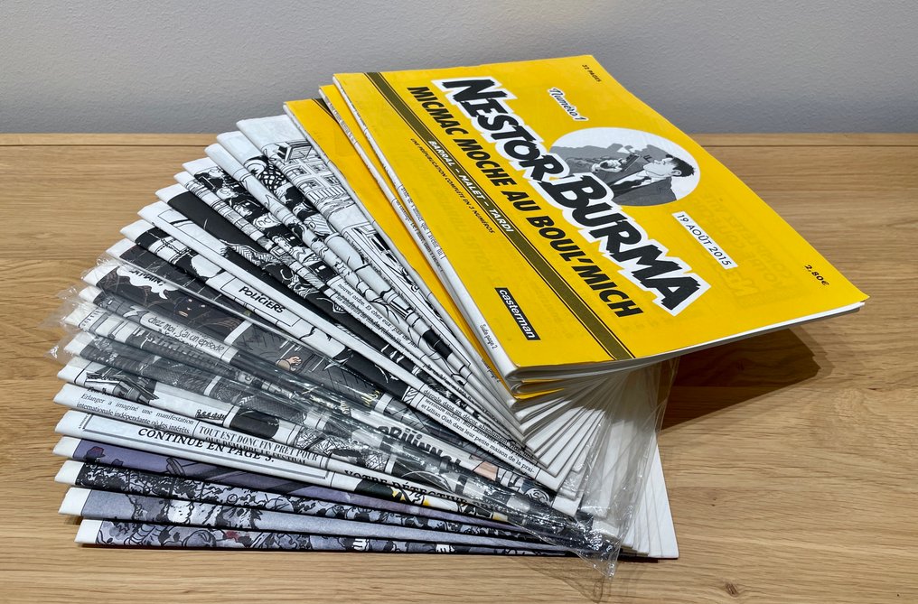 Nestor Burma + l'Etrangleur + Putain de Guerre ! - Journaux de Prépublication - 23x B - 23 magazines - First edition - 2006/2013 #1.0