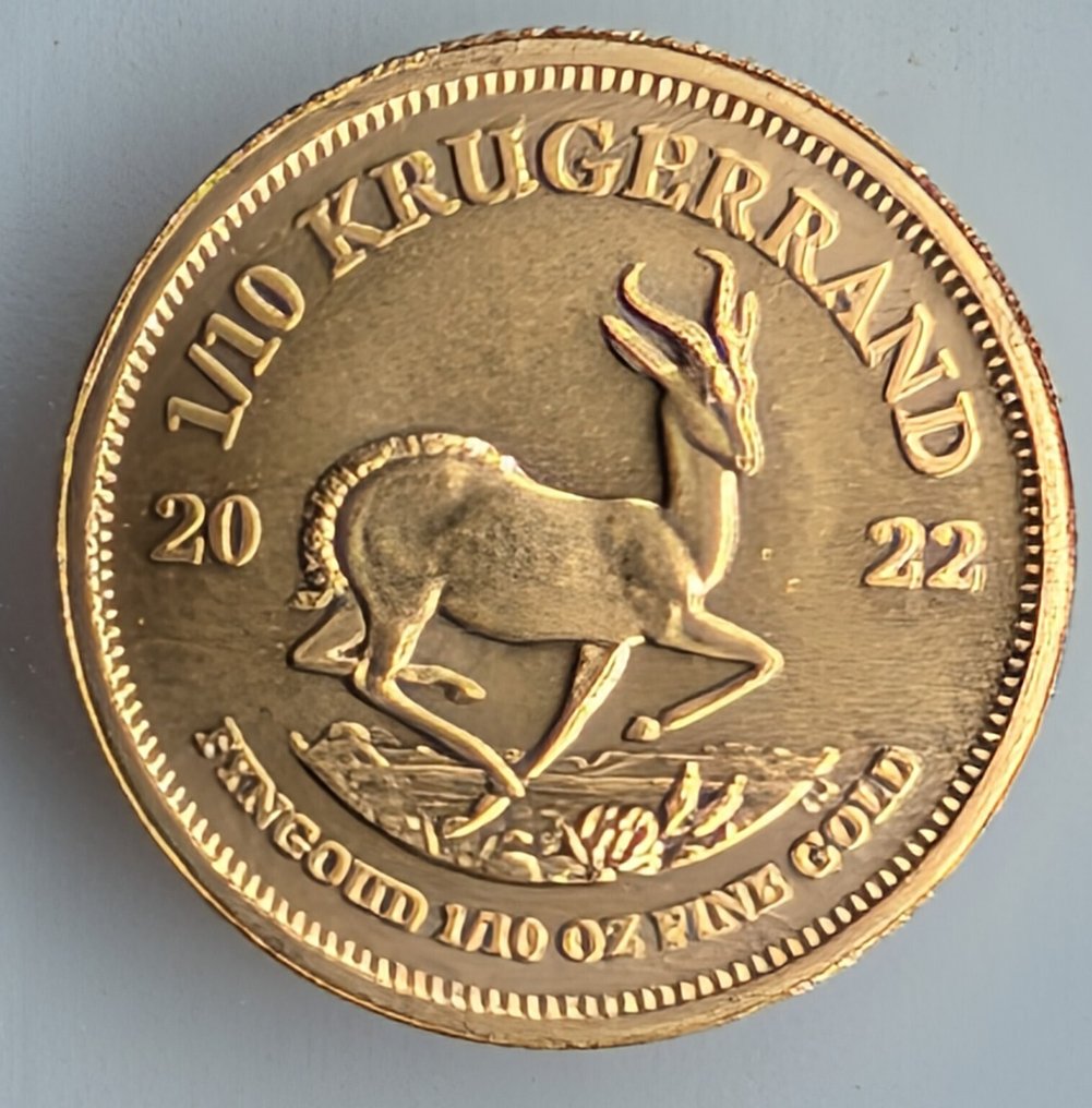 Südafrika. 1/10 Krugerrand 2022 #1.0