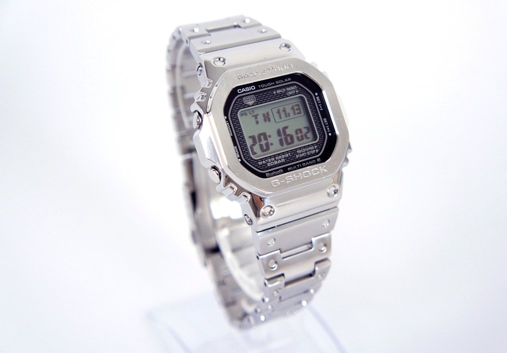 Casio - G‑Shock GMW‑B5000D‑1JF - Full-Metal Solar Radio-Controlled Stainless Steel Men’s Watch - Ingen reservasjonspris - GMW-B5000D-1JF - Herre - 2020+  #4.3