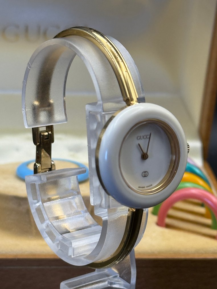 Gucci - Change Bezel Bangle Watch - 1100-L - Donna - 1990-1999 #2.1