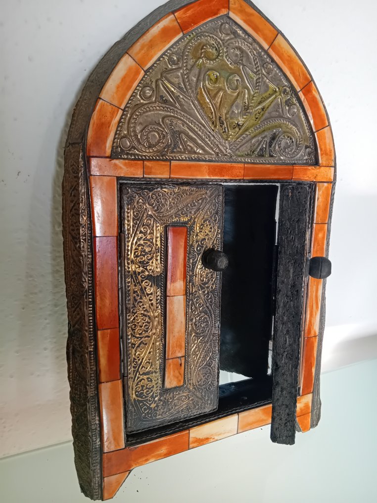 artigianale - Spejl - Knogle, Træ - Håndlavet #1.0