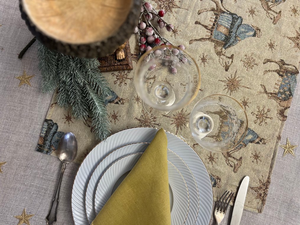 中央裝飾品  - 棉, 復合材料 #1.0