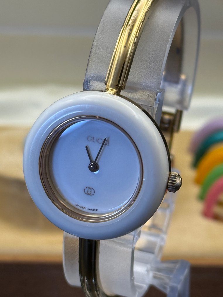 Gucci - Change Bezel Bangle Watch - 1100-L - Donna - 1990-1999 #3.2