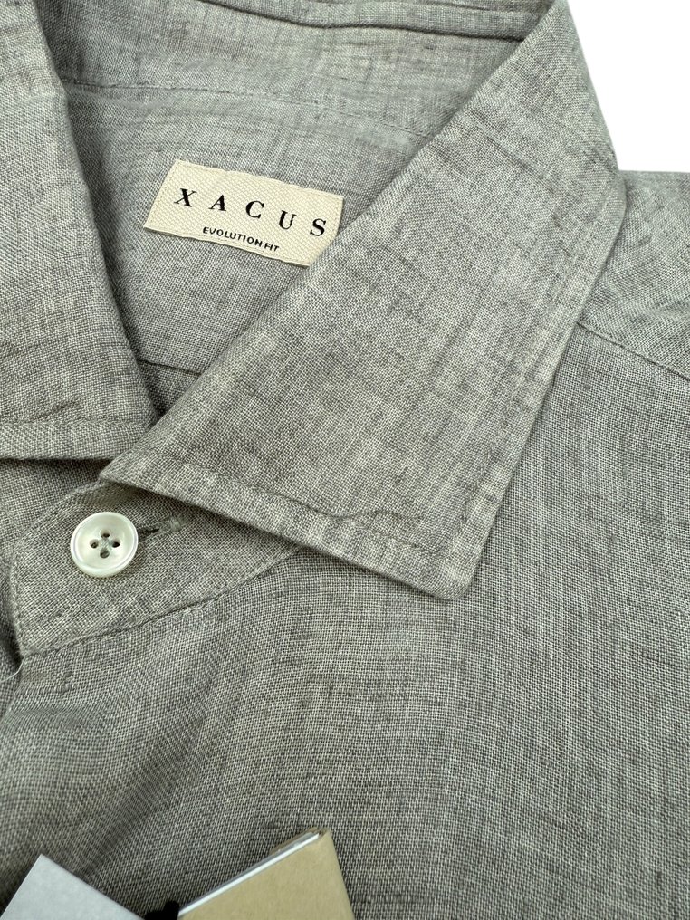Xacus-size 45-100% Linen-€249 - 衬衫 - 带标签的新品 #1.0