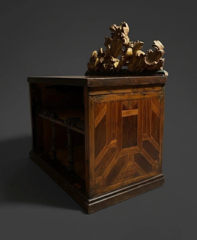 档案柜 - 缎木 - 一件精美的镶嵌柜子 #4.3