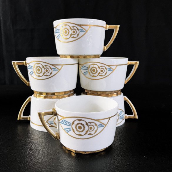 André FRANCOIS / LIMOGES - Kahviastiasto (27) - Posliini #4.3