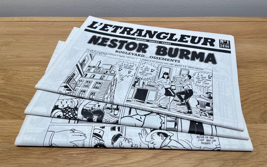 Nestor Burma + l'Etrangleur + Putain de Guerre ! - Journaux de Prépublication - 23x B - 23 magazines - First edition - 2006/2013 #2.1