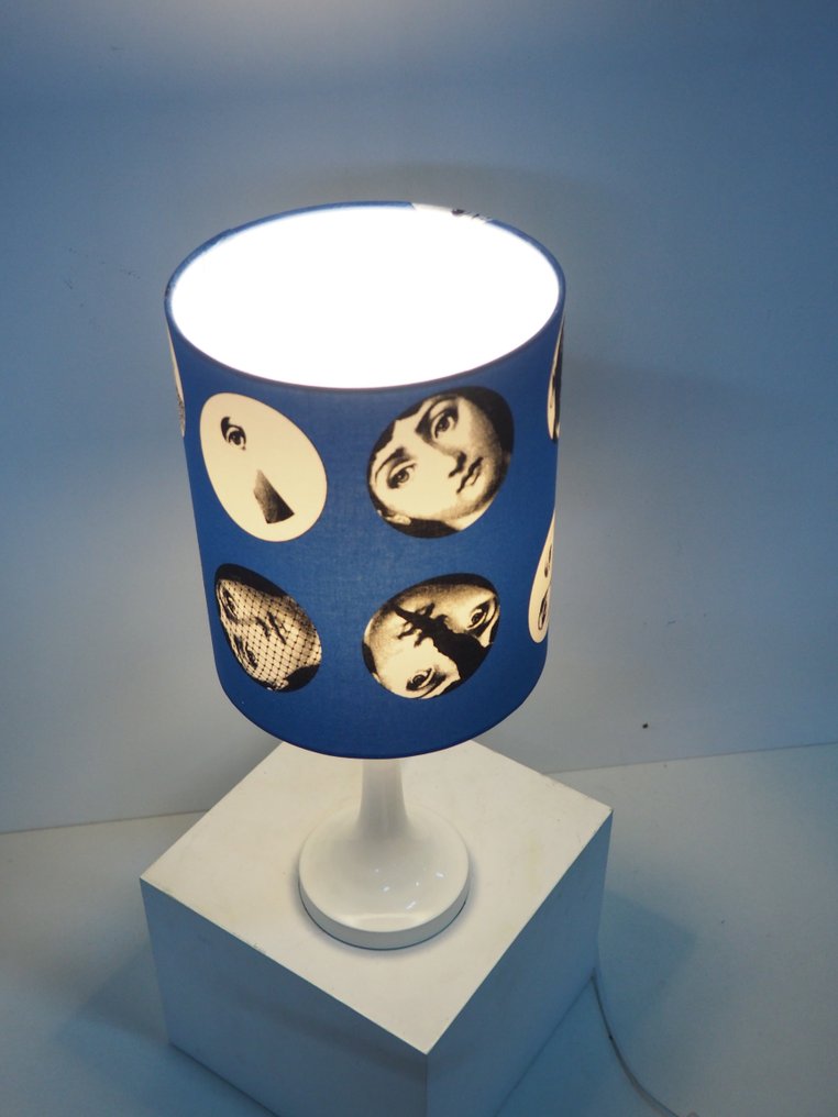 Vintage table lamp/shadow Fornasetti fabric - Επιτραπέζιο φωτιστικό - Δεν παρείχατε κείμενο προς μετάφραση, επομένως δεν υπάρχει κείμενο για να μεταφραστεί. Παρακαλώ #3.2