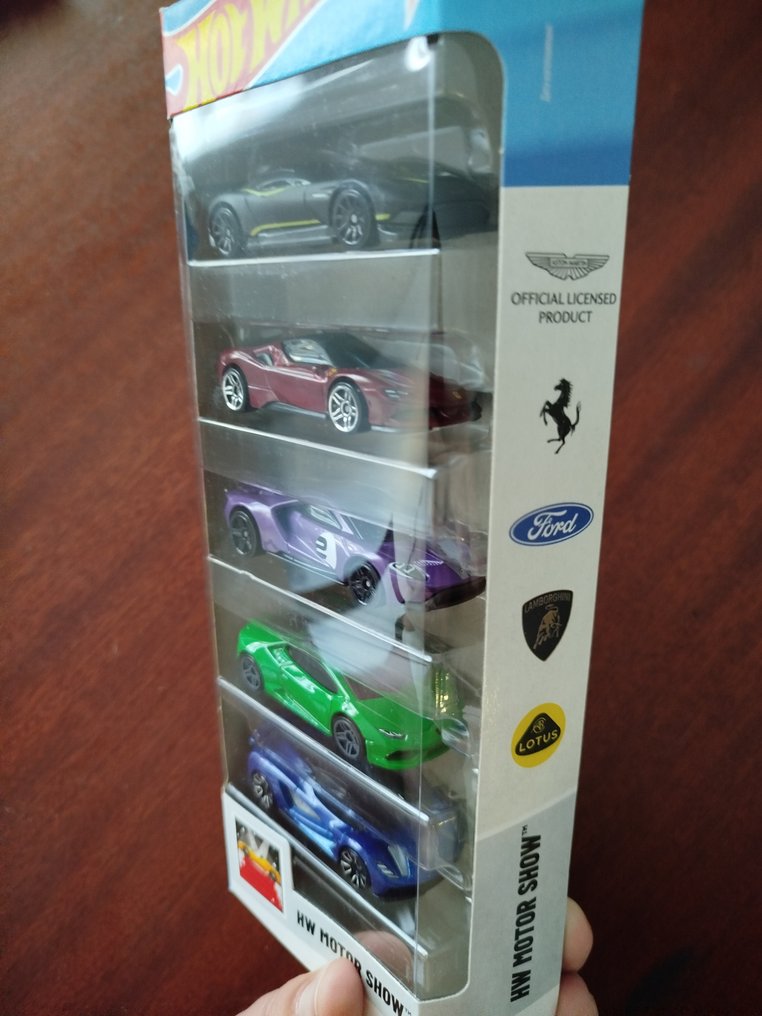 Hot Wheels 1:64 - Αυτοκίνητο μοντελισμού (8) - Motor Show - JBJ89 - + 3 ατομικά (Lamborghini και Bugatti) #3.2