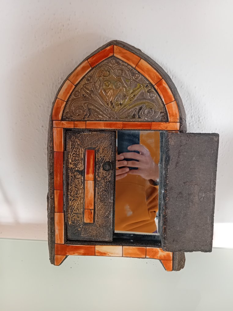 artigianale - Spejl - Knogle, Træ - Håndlavet #4.3