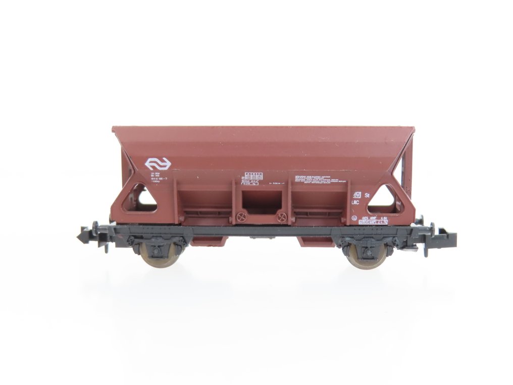 Roco N - o.a. 02330 - Pienoisjunaradan tavaravaunu (5) - 5x 2-puolainen aluskotelo/itselukittuva - NS #4.3