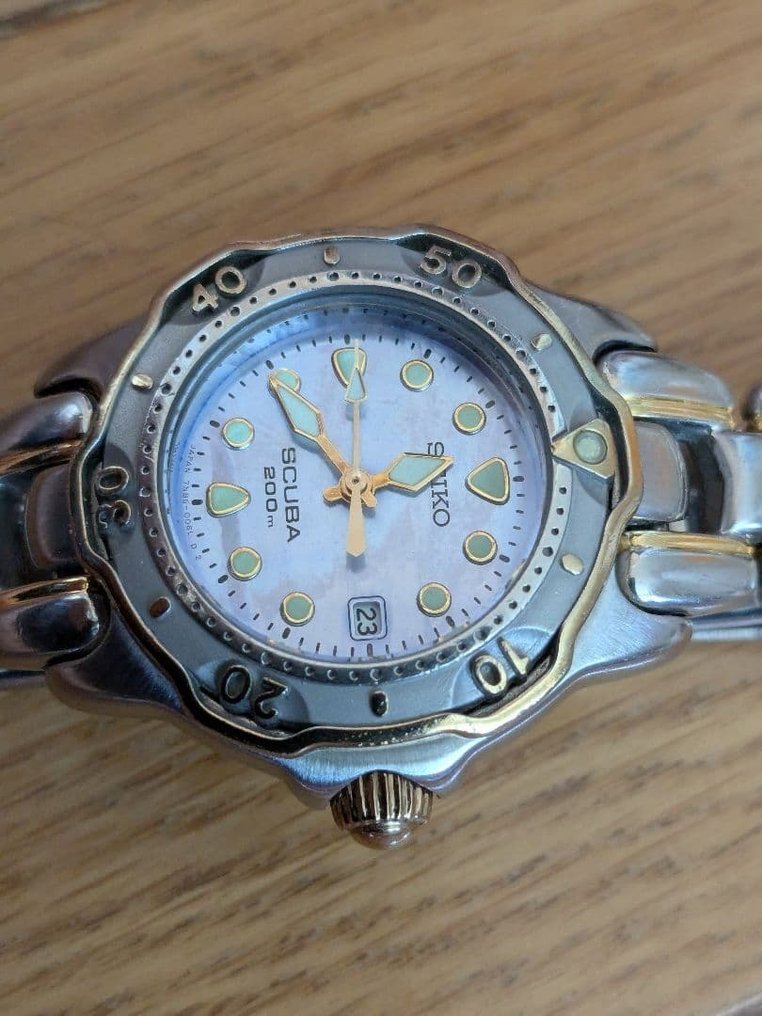 Seiko - SCUBA Diver's Watch - Blue Shell - Water Resistant 200m - No reserve price - 7N85-0070 - Unisex - 1990-1999 #2.1