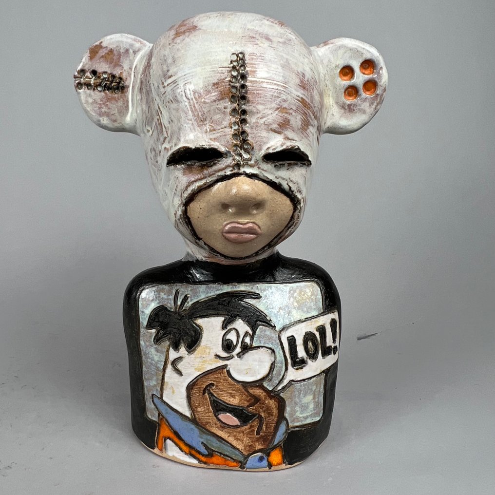 Iwo Rynkiewicz (1970) - LOL- Hand made Ceramic Figure #1.0