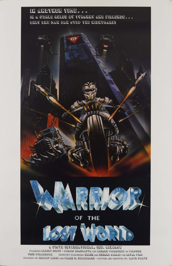 Warrior of the Lost World Donald Pleasence Original US One Sheet Poster 1983 #1.0