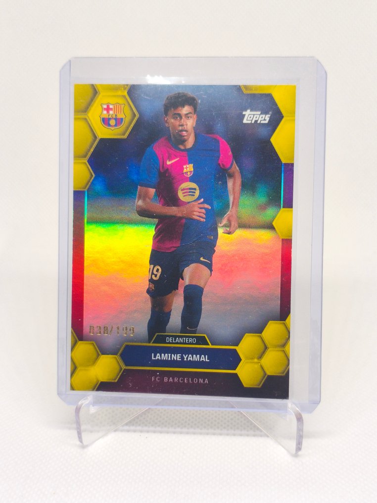 Topps Topps Lamine Yamal 38/199 序號卡, 壓膜, 平行卡, 限量版 - 1 Card - 狀況優良(EX) #1.0
