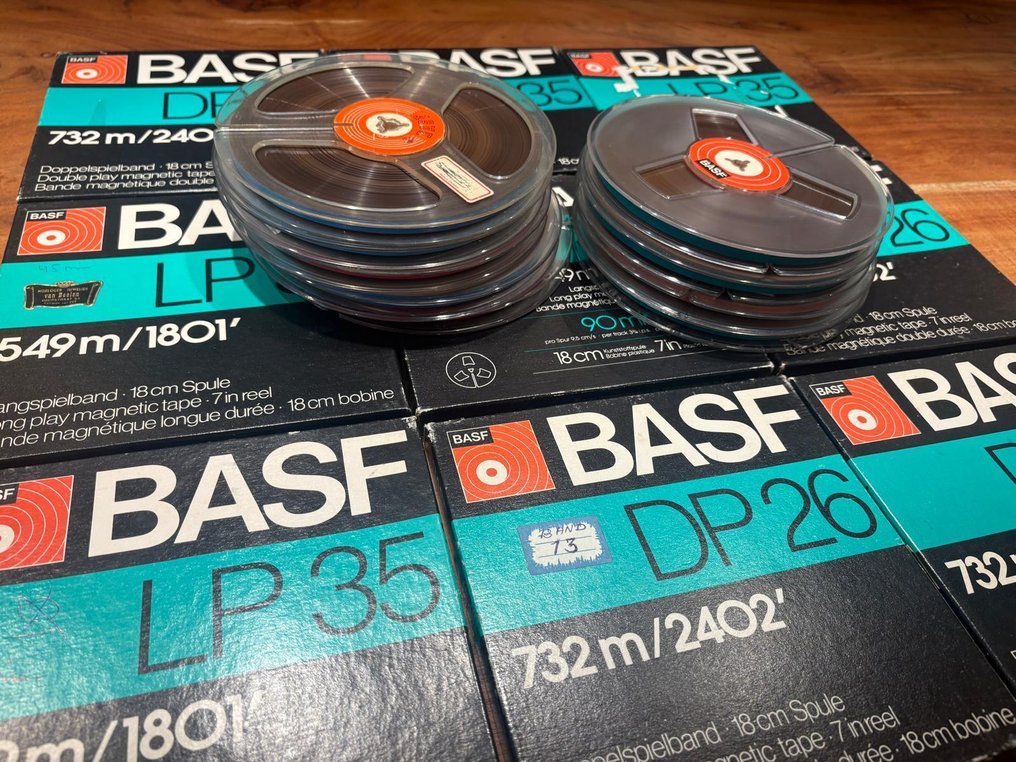 BASF - DP26 和 LP 35，9x 18厘米卷轴带胶带 盤式磁帶音頻 - 多種型號 #2.1