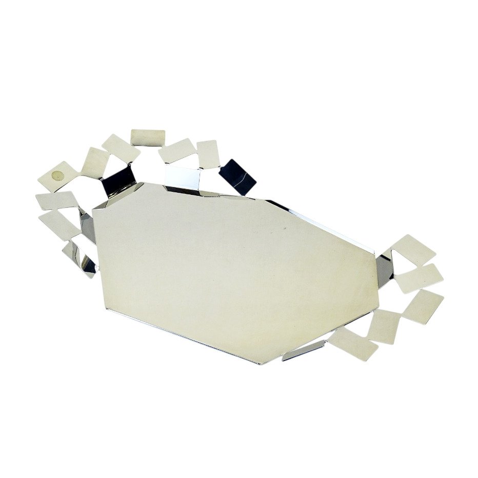 Alessi - Mario Trimarchi - Tablett - Großes Tablett Modell 'La Stanza dello Scirocco' - 2010 - Stahl #1.0