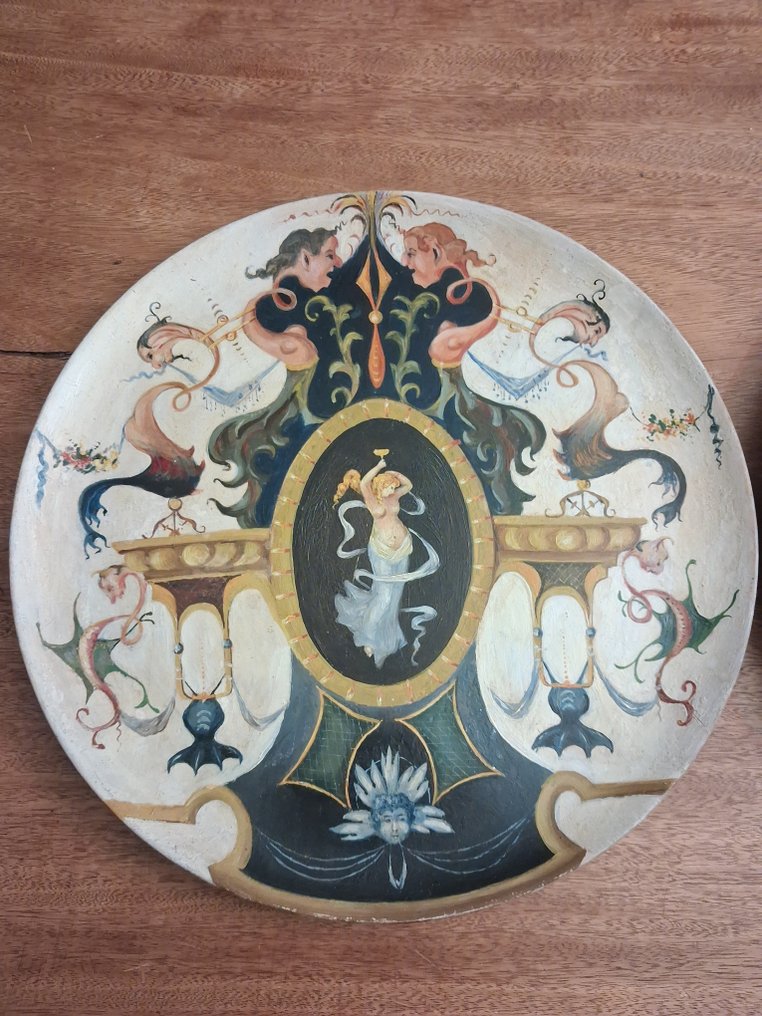 SCI - Laveno - Teller (2) - Töpferware - Durchmesser 36,5 cm #1.0