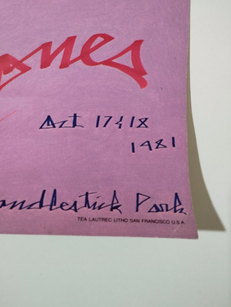 Rolling Stones - American Tour 1981 Litho, San Francisco #4.3