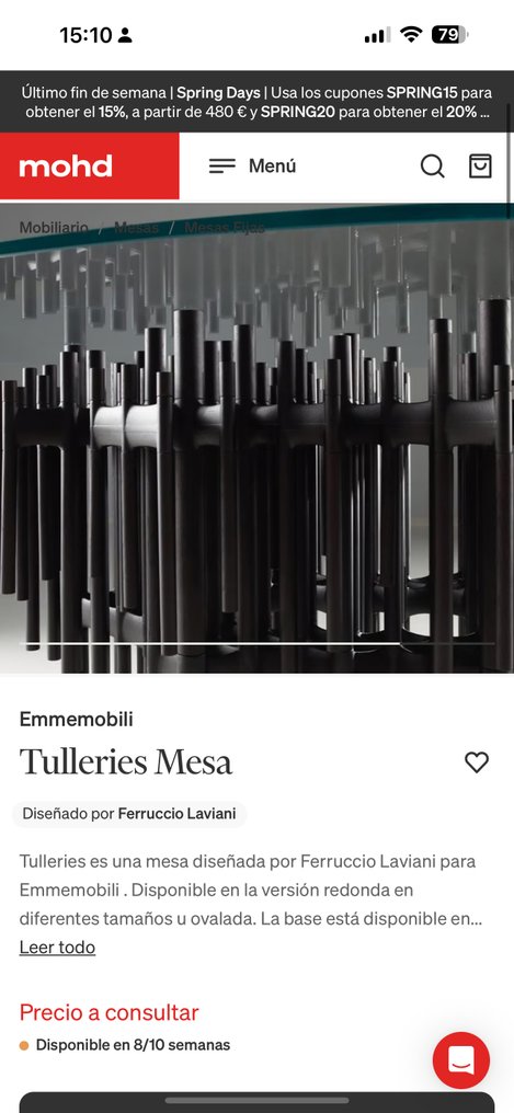 emmemobili - Ferruccio Laviani - 餐桌 (2) - 杜伊勒里 - 钢化玻璃, 鋁, 玻璃 - EMMEMOBILI TUILERIES #3.2