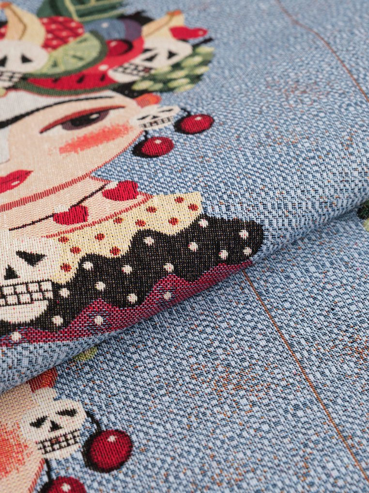 弗里达·卡洛 - 波普艺术 - 高级哥布林织物 - 室内装潢面料 - 2.8 m - 2.8 m #3.2