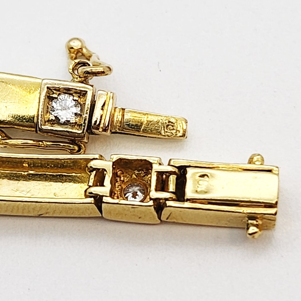Βραχιόλι - 18 καράτια Κίτρινο χρυσό -  1.10ct. tw. Διαμάντι (Φυσικό)  #4.3