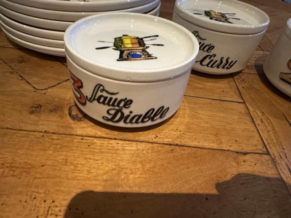 Gien - Πιάτο σερβιρίσματος (11) - Πήλινο - Βόλτα σε φόντου #4.3