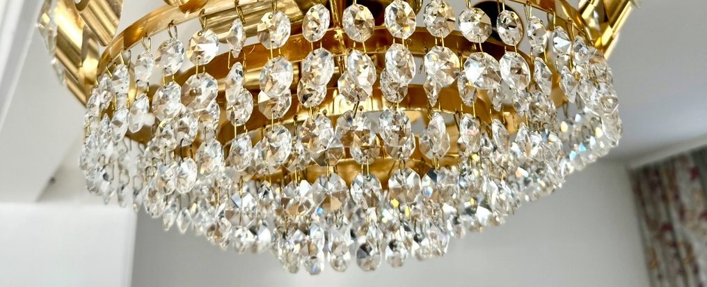 Csillár - Aranyozott, Kristály #2.1