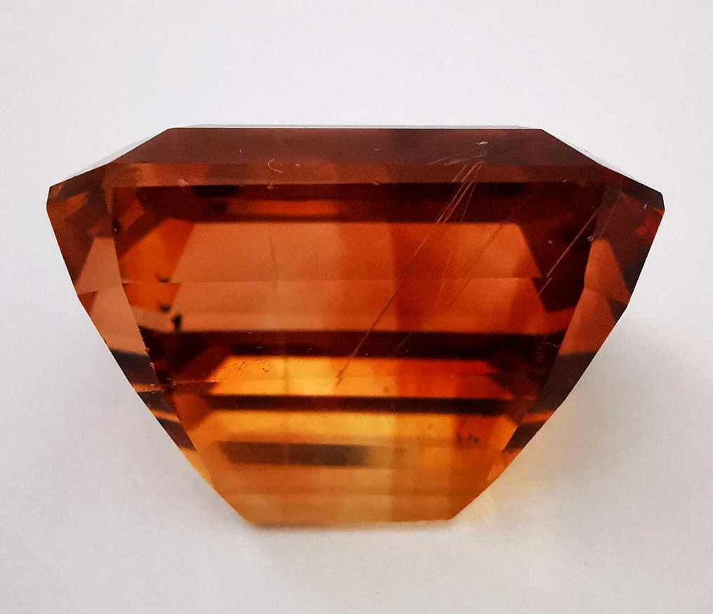 Ingen mindstepris Topas  - 32.93 ct - Antwerp Laboratory for Gemstone Testing (ALGT) - Intens brun-orange #2.1
