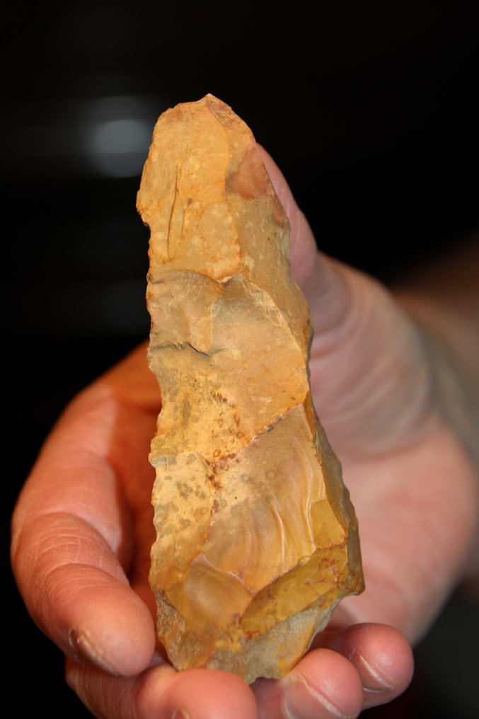 Neolithic Flint Shaped axe, chisel - 135 mm (No reserve price) #1.0