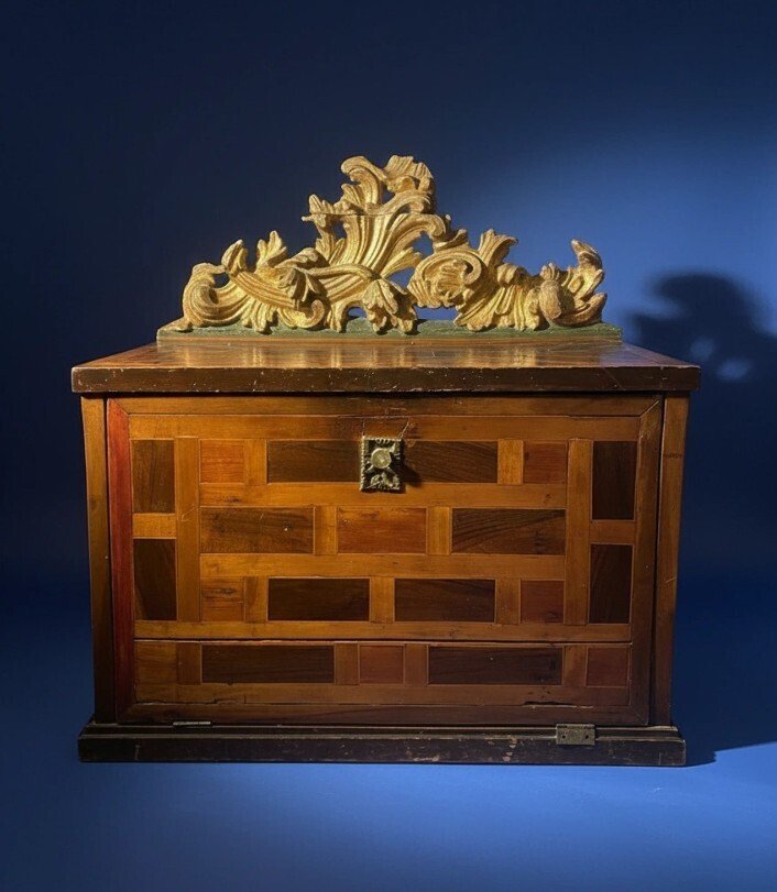 档案柜 - 缎木 - 一件精美的镶嵌柜子 #1.0