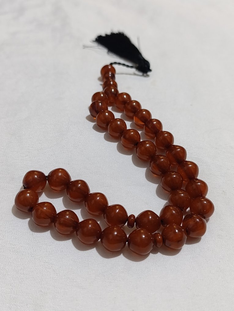 Ροζάριο - Κεχριμπάρι - 1970-1980 - Σπάνια Κομποσκοίνια Προσευχής #3.2