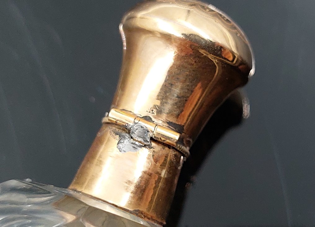 Bouteille de parfum - Or 14 ct - Flacon d'odeur en or. #4.3