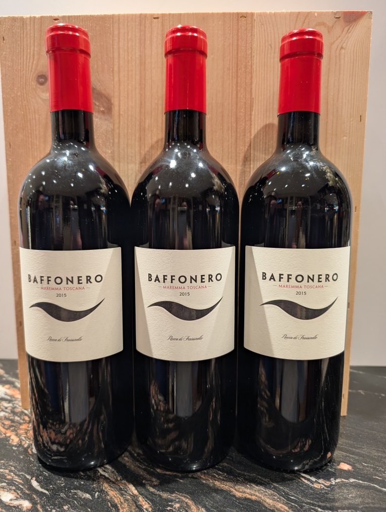 2015 Rocca di Frassinello, BaffoNero - 托斯卡纳 - 3 Bottle (0.75L) #3.2