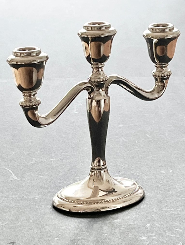 B Jakob Grimminger - Candelabru - .835 argint - Modernized Neo-Classical2 #2.1