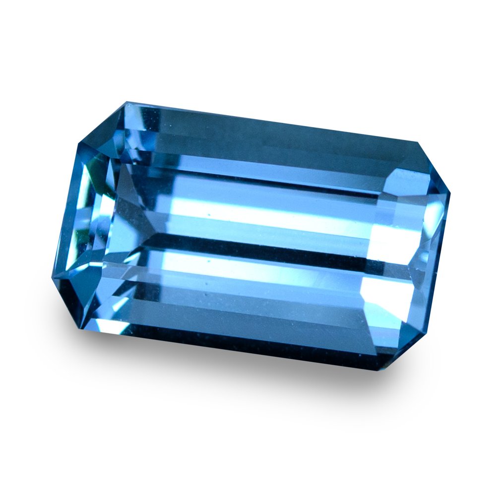 蓝色 海蓝宝石  - 5.88 ct - 国际宝石研究院（IGI） #1.0