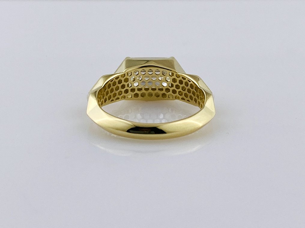 Ingen reservasjonspris - Ring - 14 karat Gull -  2.10ct. tw. Diamant (Lab-dyrket) #4.3