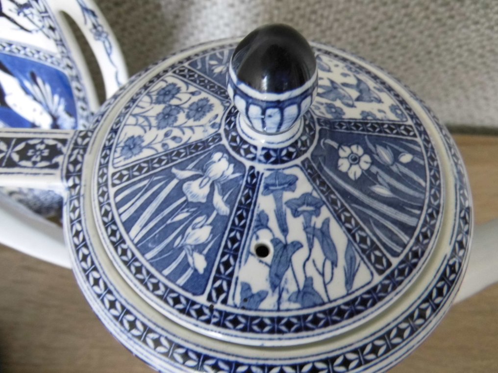 Societe Ceramique Maestricht - 咖啡/茶杯具組 (4) - chinoiserie serviesdelen deor nippon - 陶器 - 中国风装饰 Nippon #3.2