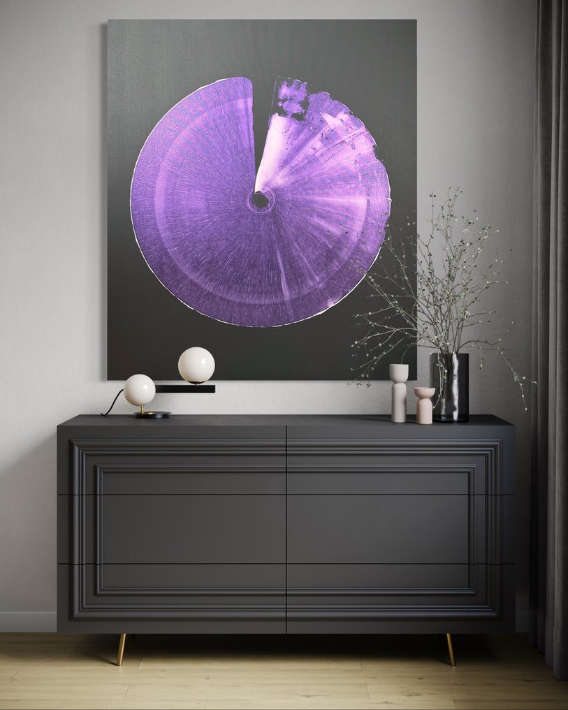 Eren - Purple Iris on Black - XXL #1.0