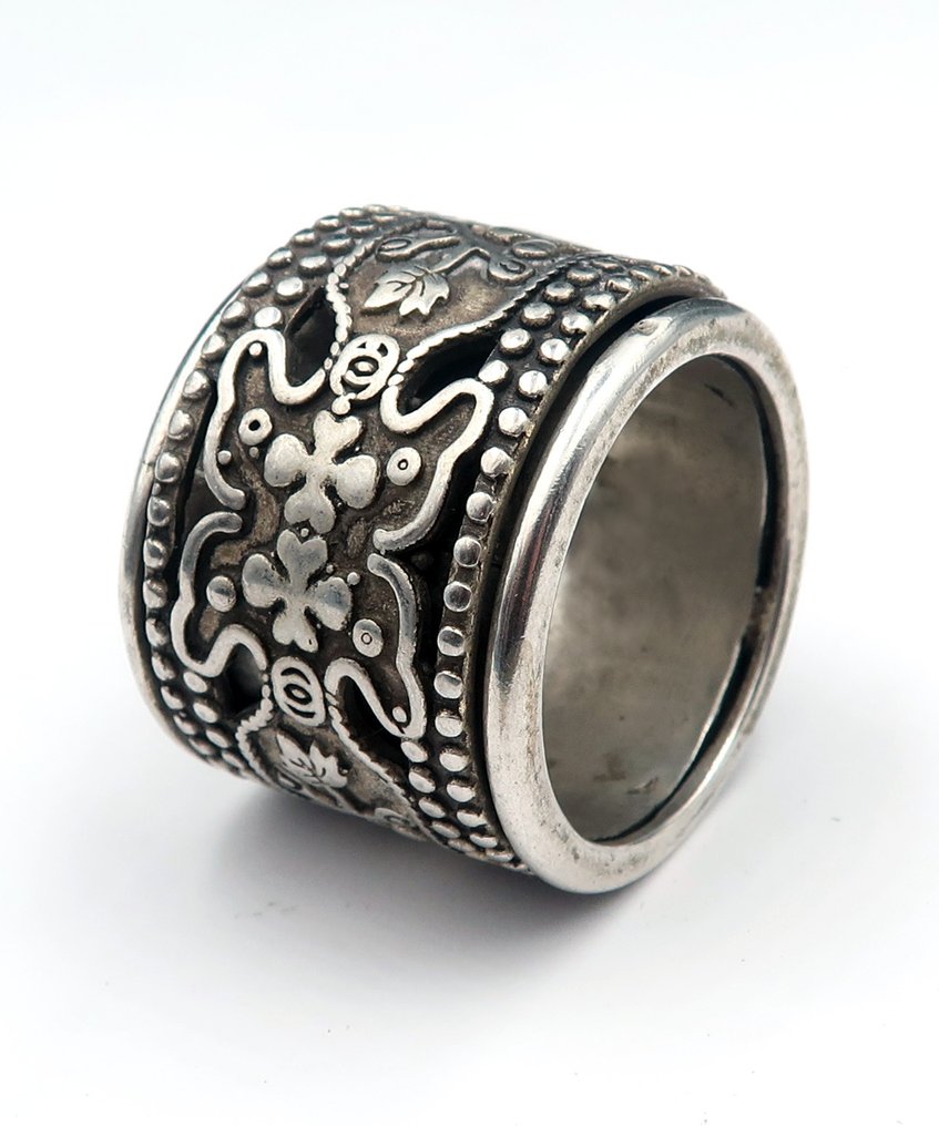 Tommelfingerring 'Moulin à Prières': Beskyttelse og lykke - Ring #3.2