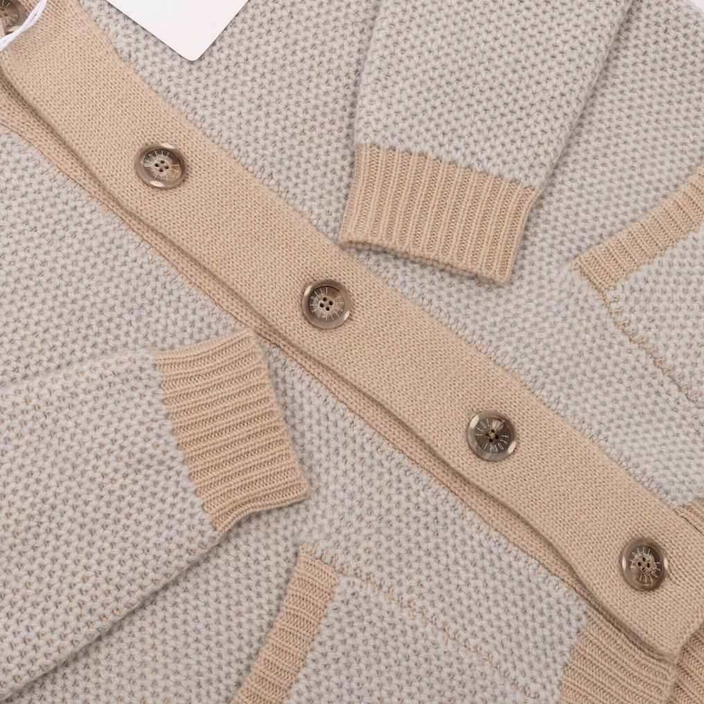RRP 2400€ FEDELI CASHMERE "Terminillo" Cardigan Thick 100% Cashmere - 50 IT - Cardigan - New with tags #4.3