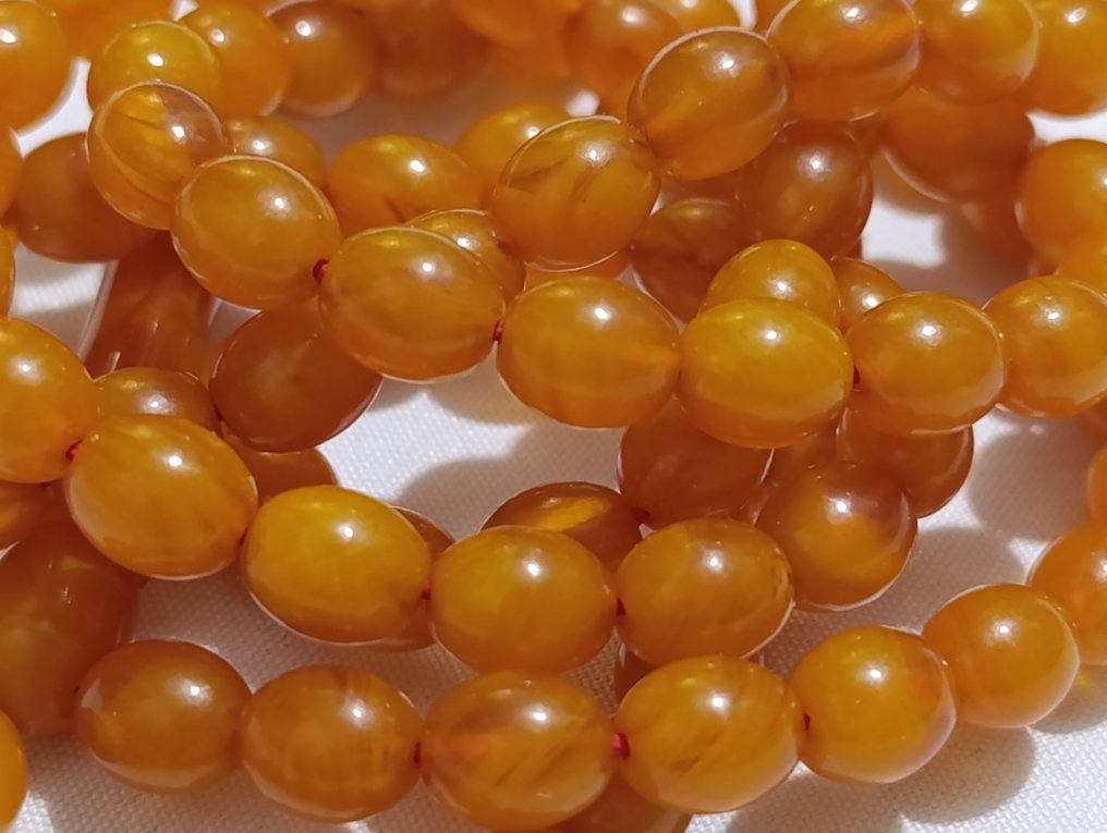  天主教念珠 - 琥珀 - 1970-1980 - 稀有的祈祷念珠  #2.1