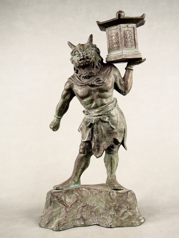 Incense burner - Demon incense burner 鬼香炉 for good luck around 50-100 years ago - Bronze - Demon incense burner #1.0