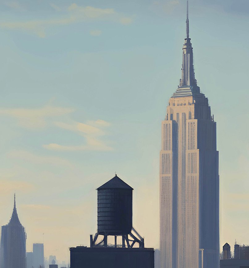 Le Yack - Morning Over Manhattan - Hand signed #2.1