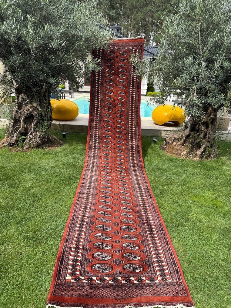 Κορυφαίος δρομέας XXL από το Πακιστάν - Χαλί - 465 cm - 93 cm #1.0