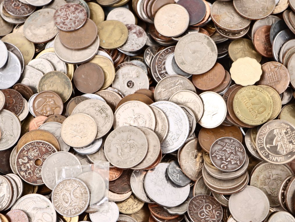 Wereld. Grote Partij Munten / Uitzoekpartij (Lot of 5 Kilo) (Zonder minimumprijs) #3.2